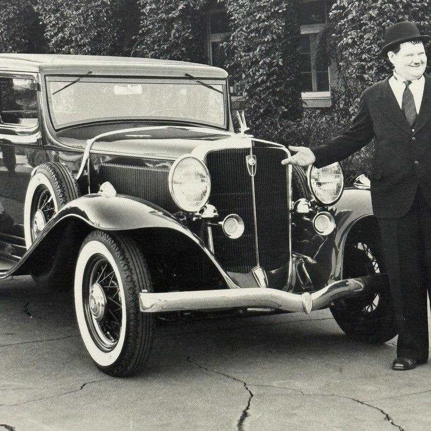 Laurel and Hardy 1928 DeSoto Car Automobile Photo Photograph Modern Print