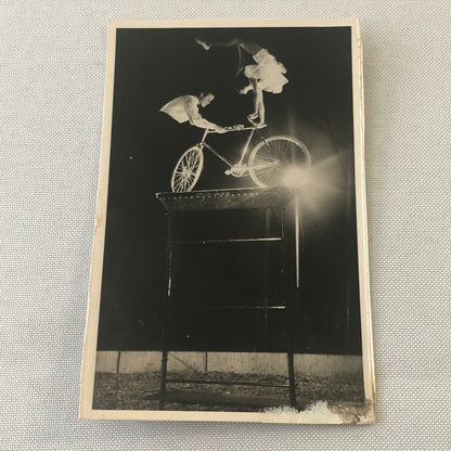 Circus Performer with Bicycle Balancing Act Postcard Post Card Lot of 6x