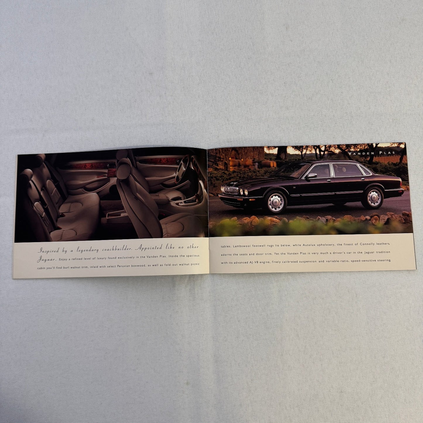 1999 Jaguar Car Brochure Catalog XK8 Coupe Convertible XJR XJ8 Vanden Plas