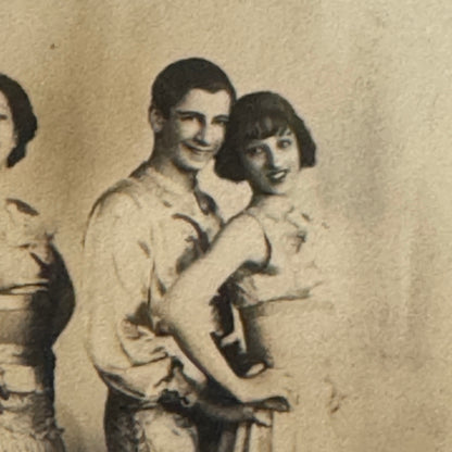 Circus Rollerskating Roller Skate Circus Act Photo Photograph Postcard Vintage