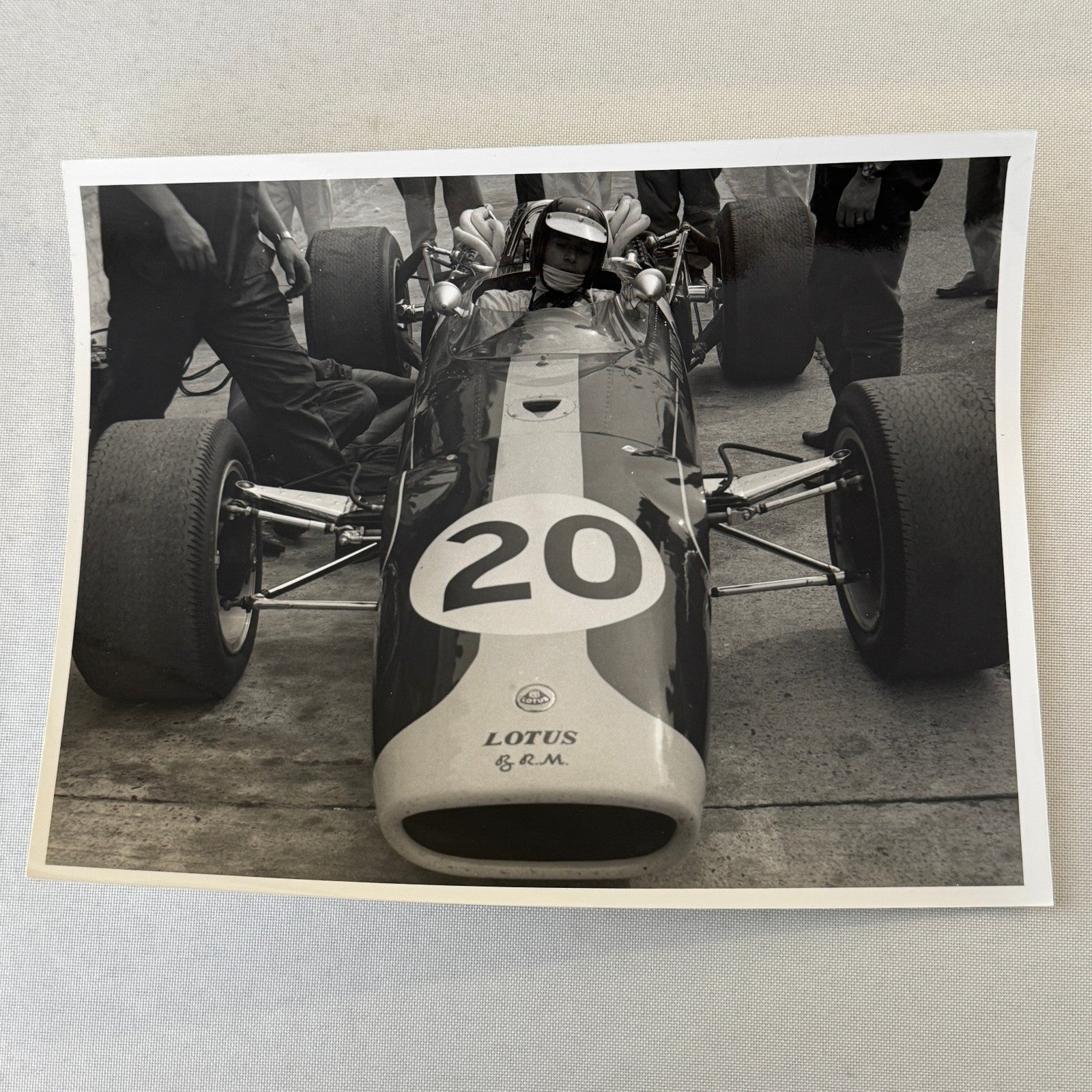 Vintage Racing Photo Lotus 43 Monza 1966 Car Motorsport MODERN PRINT