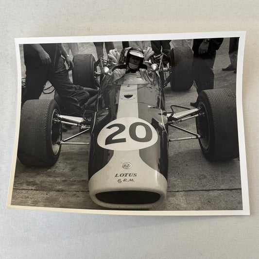 Vintage Racing Photo Lotus 43 Monza 1966 Car Motorsport MODERN PRINT