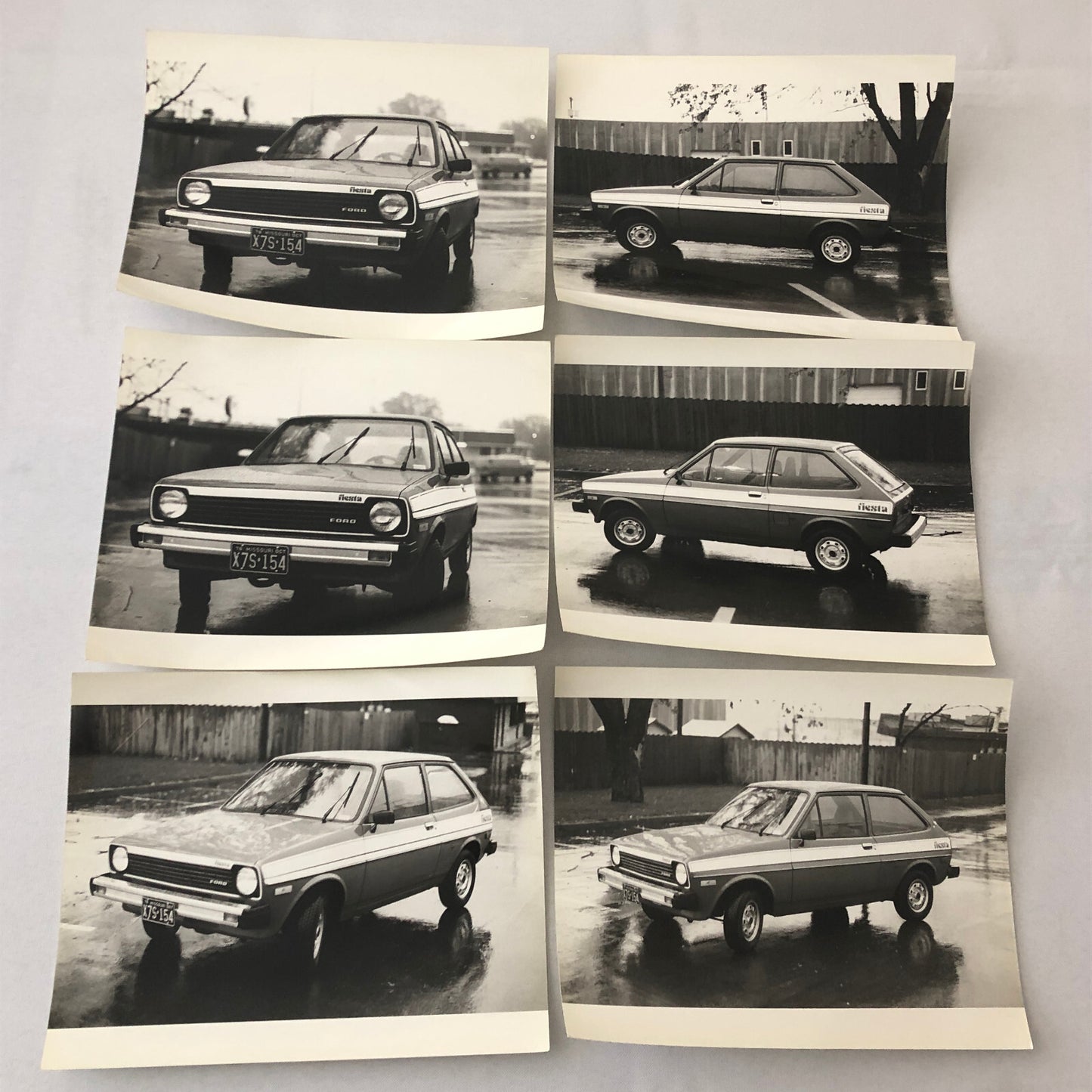 Vintage Ford Fiesta Car Photo Photograph Lot 6x