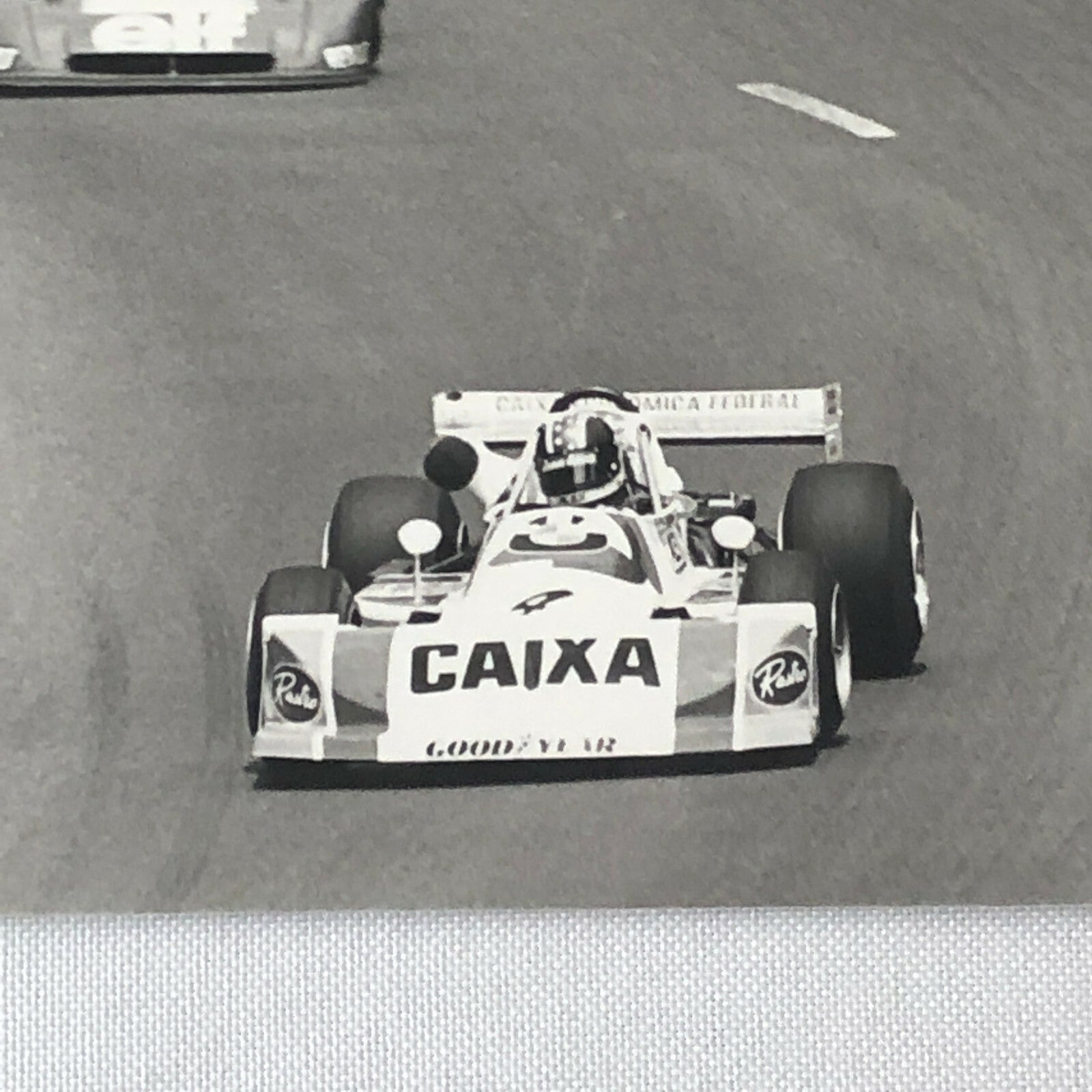 Vintage 1976 Formula 2 F2 Rouen Grand Prix Racing Photo Photograph Alex Ribeiro 