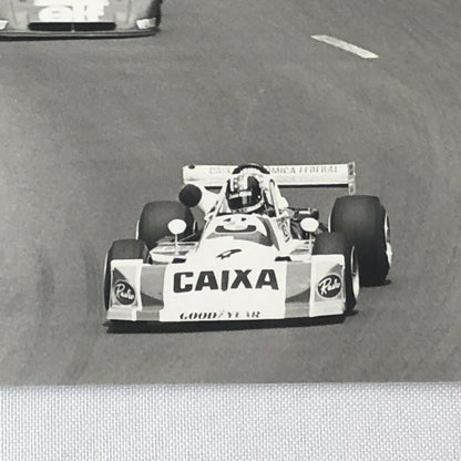 Vintage 1976 Formula 2 F2 Rouen Grand Prix Racing Photo Photograph Alex Ribeiro 