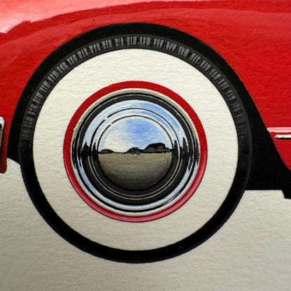 1952 Nash Healey Car Automobile Illustration Art Drawing Hand Drawn Robert Preis