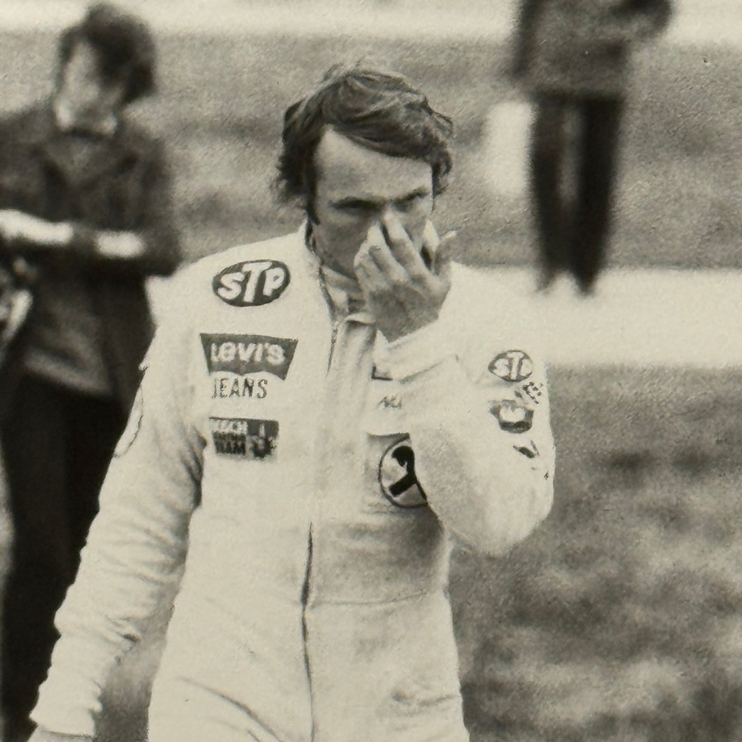 Vintage Racing Photo Niki Lauda Michael Kranefuss 1972 Hockenheim F2 Motorsport