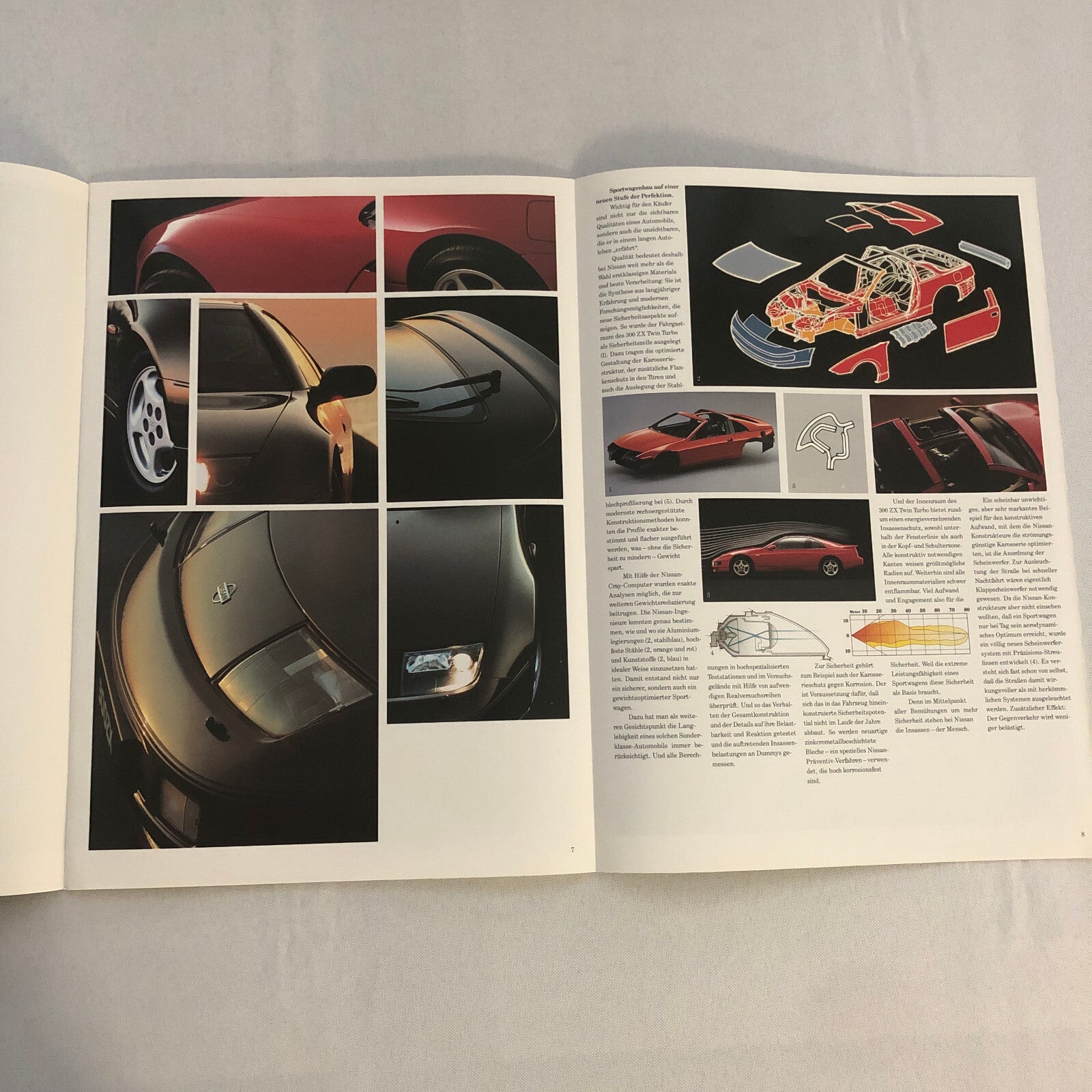 Nissan 300ZX Twin Turbo Sales Brochure Catalog German Text European 300 ZX Z