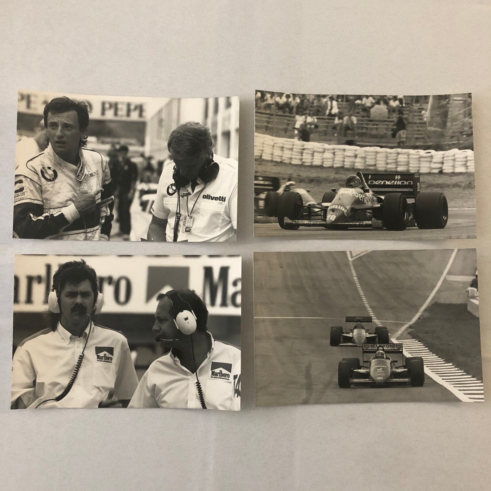 1987 Grand Prix Formula One F1 Racing Photo Lot of 15 Brazil Spain Spanish