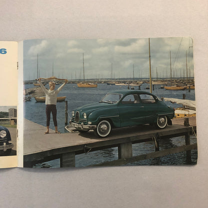 Vintage Saab 96 Sales Brochure Catalog Advertising