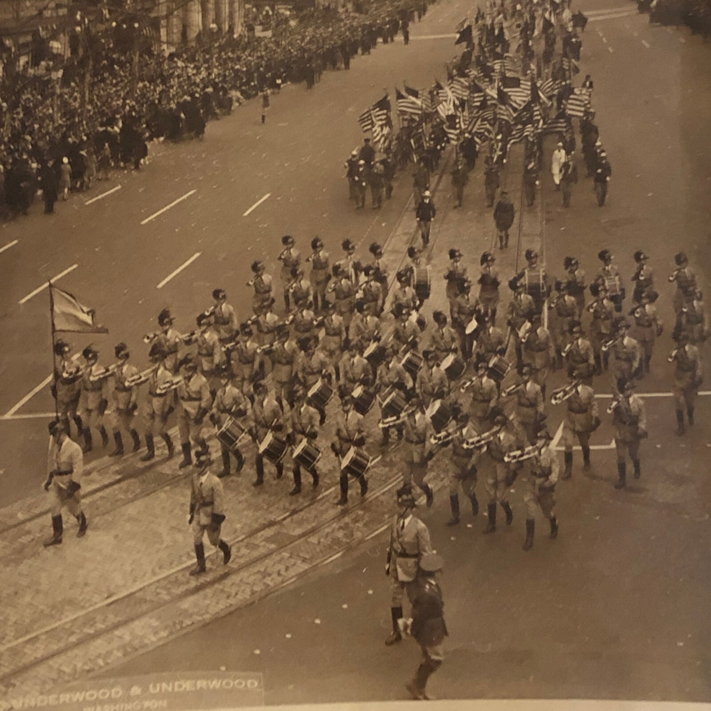 Press Photo Photograph President Franklin Roosevelt Inauguration Parade FDR 1933