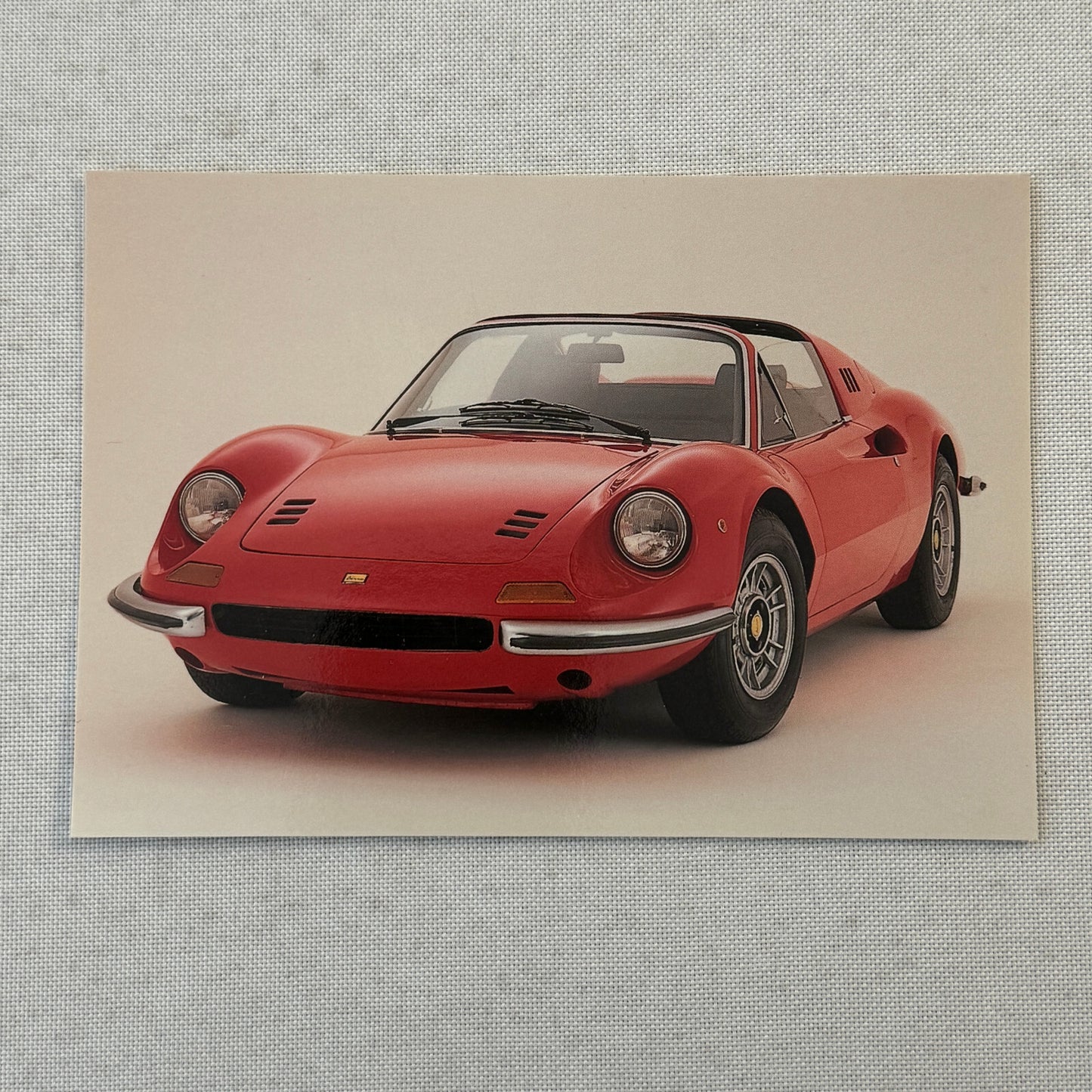 1974 Ferrari Dino Beaulieu National Motor Museum Postcard Post Card