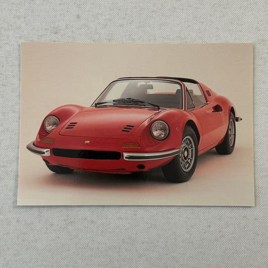 1974 Ferrari Dino Beaulieu National Motor Museum Postcard Post Card