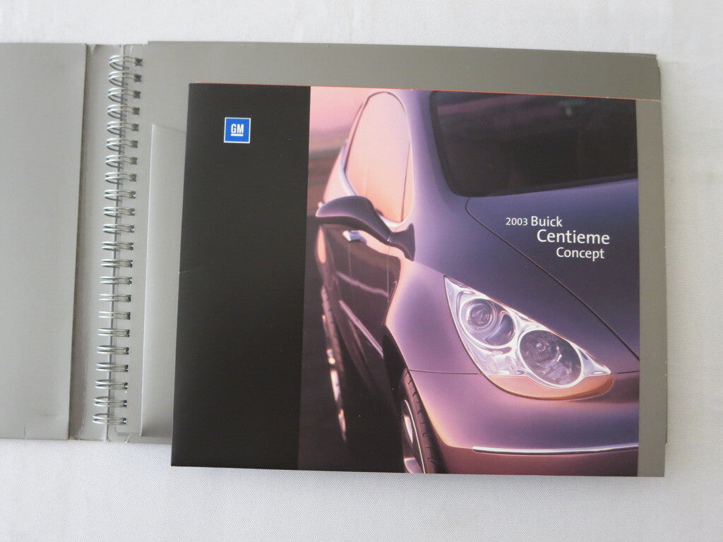 2003 GM General Motors Concept Press Kit Brochure Chevrolet SS Buick Pontiac +
