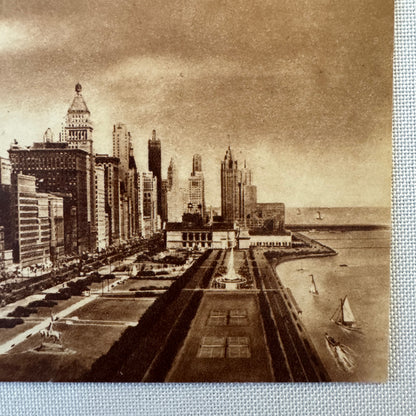 Vintage Postcard Post Card The Stevens Hotel Chicago Illinois
