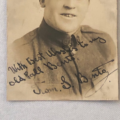 Man in Military Uniform Photo Photograph Antique Prison Corrections Chicago