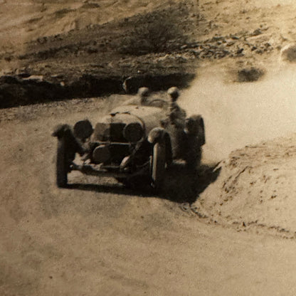 Vintage Racing Car Photo Photograph Early Automobile Motorsport