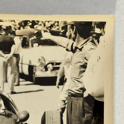 Vintage Indy Racing Photo Fred Agbashian Maserati Car Motorsport Race Photograph