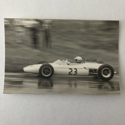 Vintage Car Racing Photo Photograph Print