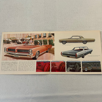 1964 Pontiac Sales Brochure Catalog Bonneville Catalina Star Chief Grand Prix