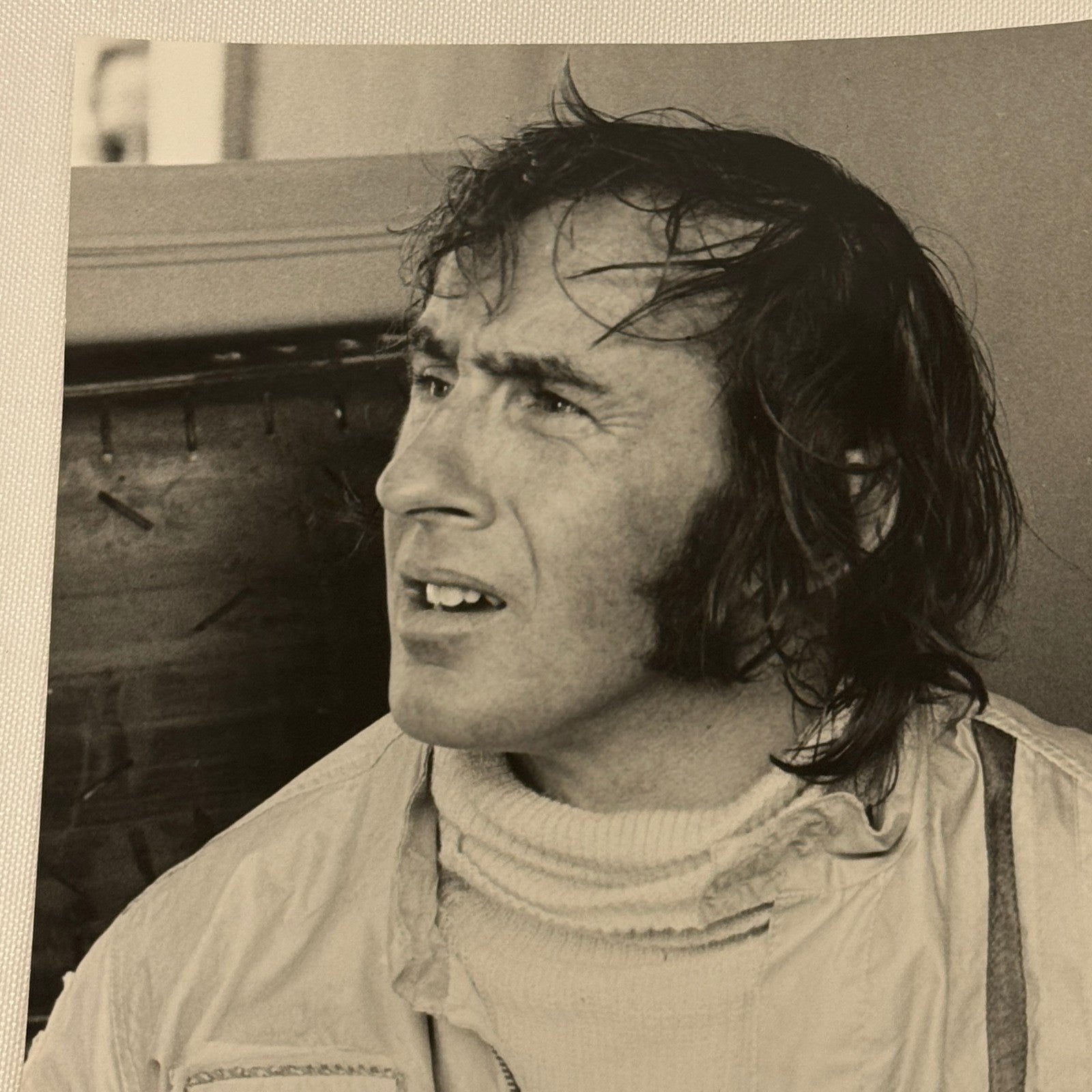 Vintage Racing Photo 1971 German Grand Prix Race Jackie Stewart Motorsport