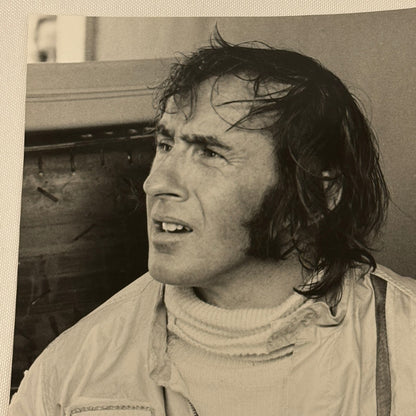 Vintage Racing Photo 1971 German Grand Prix Race Jackie Stewart Motorsport