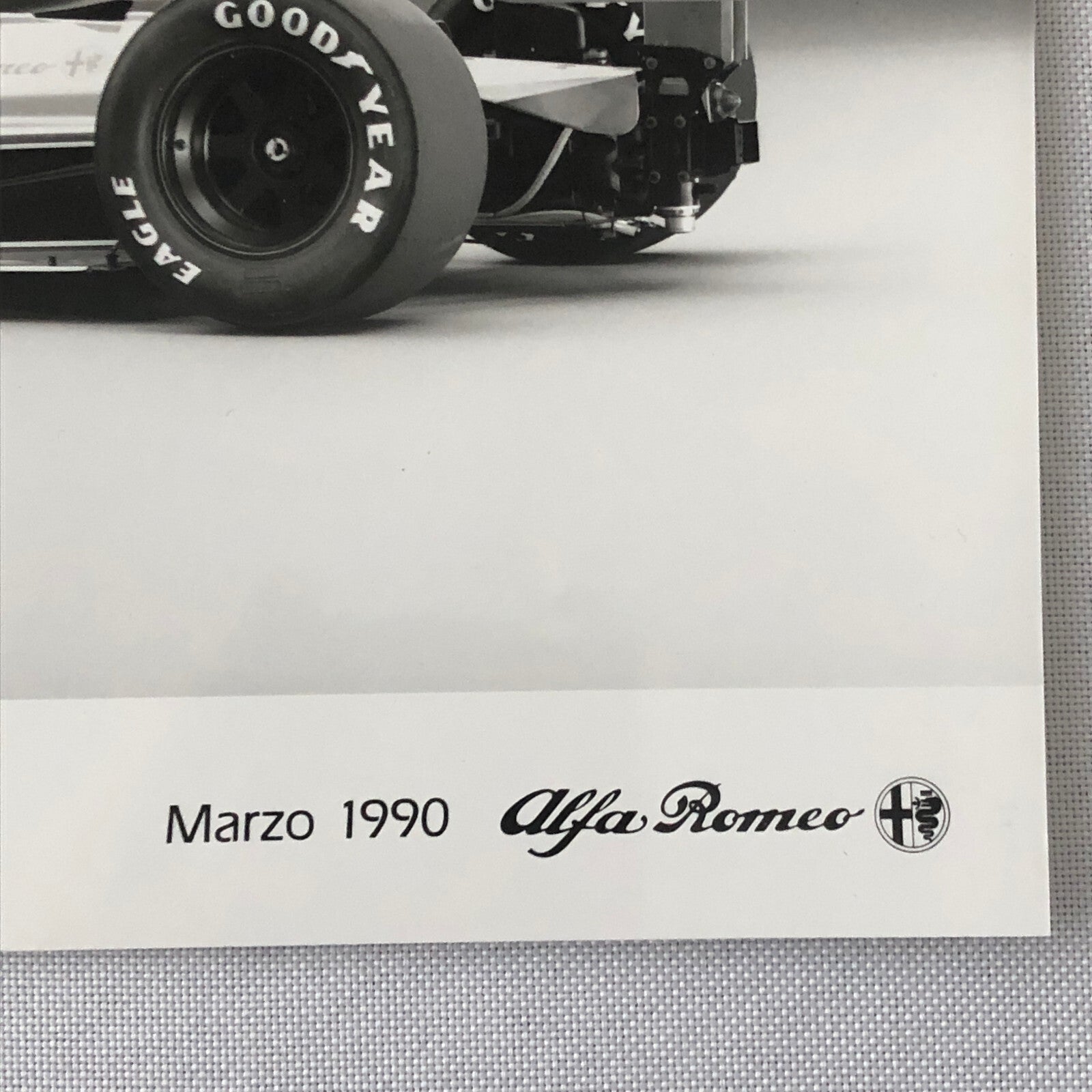 Vintage Indy Indianapolis Racing Photo Photograph Alfa Romeo March Formula 1990