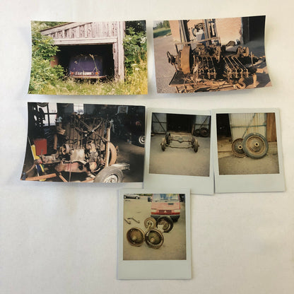 Vintage Daimler Barn Find Junk Yard Car Part Photo Photograph Lot of 52