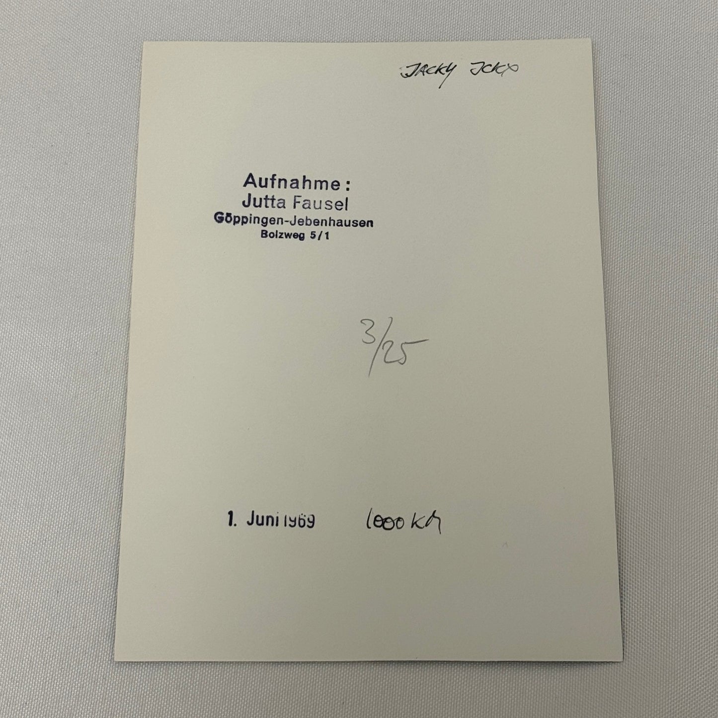 Vintage Racing Photo Jacky Ickx 1969 1000KM Race Motorsport Photograph