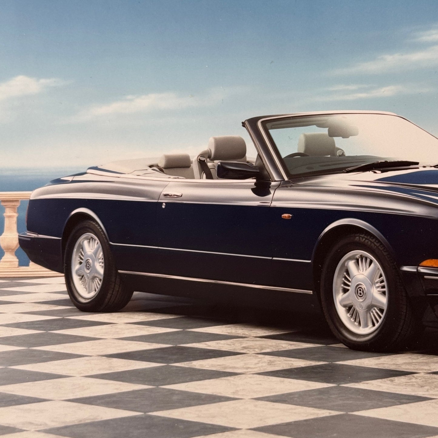 Bentley Azure Convertible Factory Press Photo Photograph Print