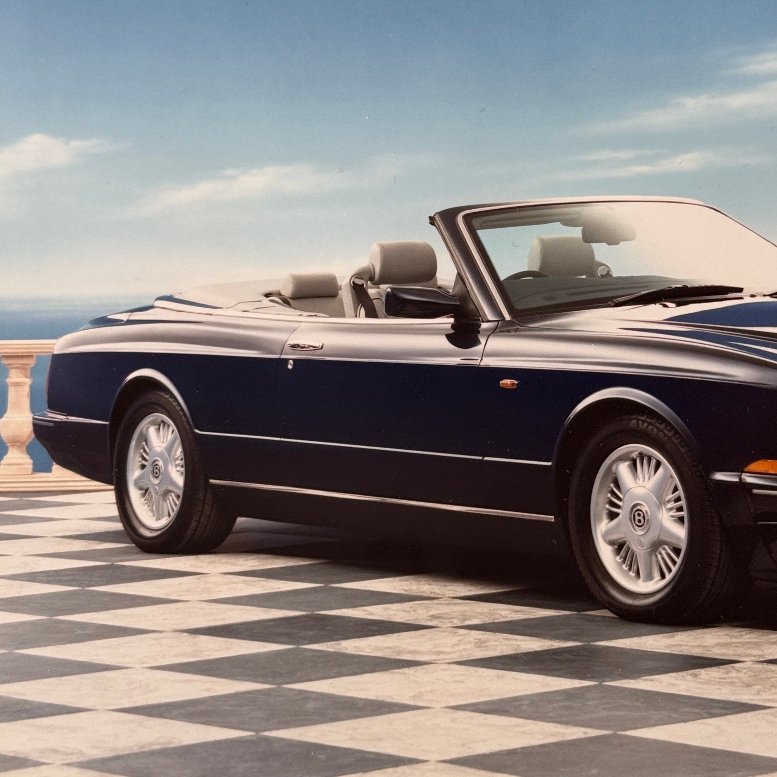 Bentley Azure Convertible Factory Press Photo Photograph Print
