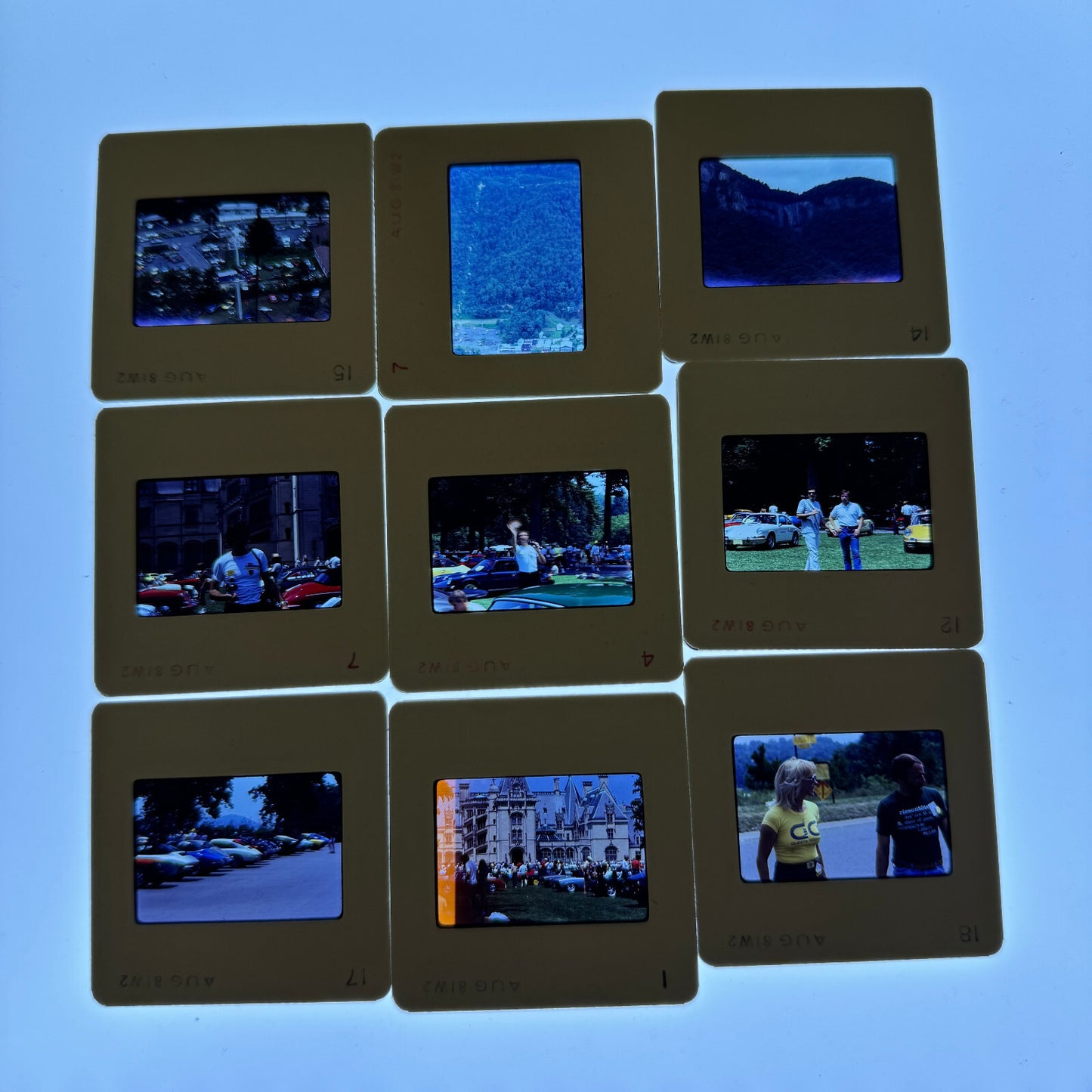 35mm Photo Slide Lot 40+ Porsche Cars Autocross Car Show People Landscape +