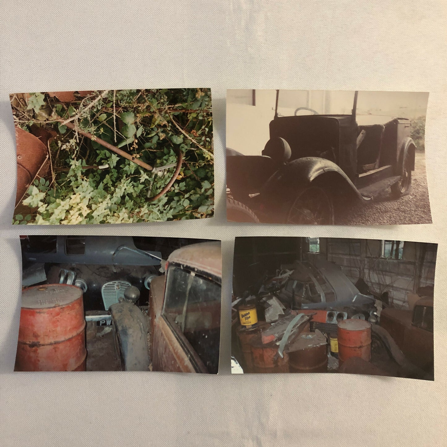 Vintage Austin Barn Find Junk Yard Car Part Photo Photograph Lot of 30