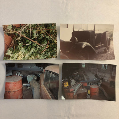 Vintage Austin Barn Find Junk Yard Car Part Photo Photograph Lot of 30