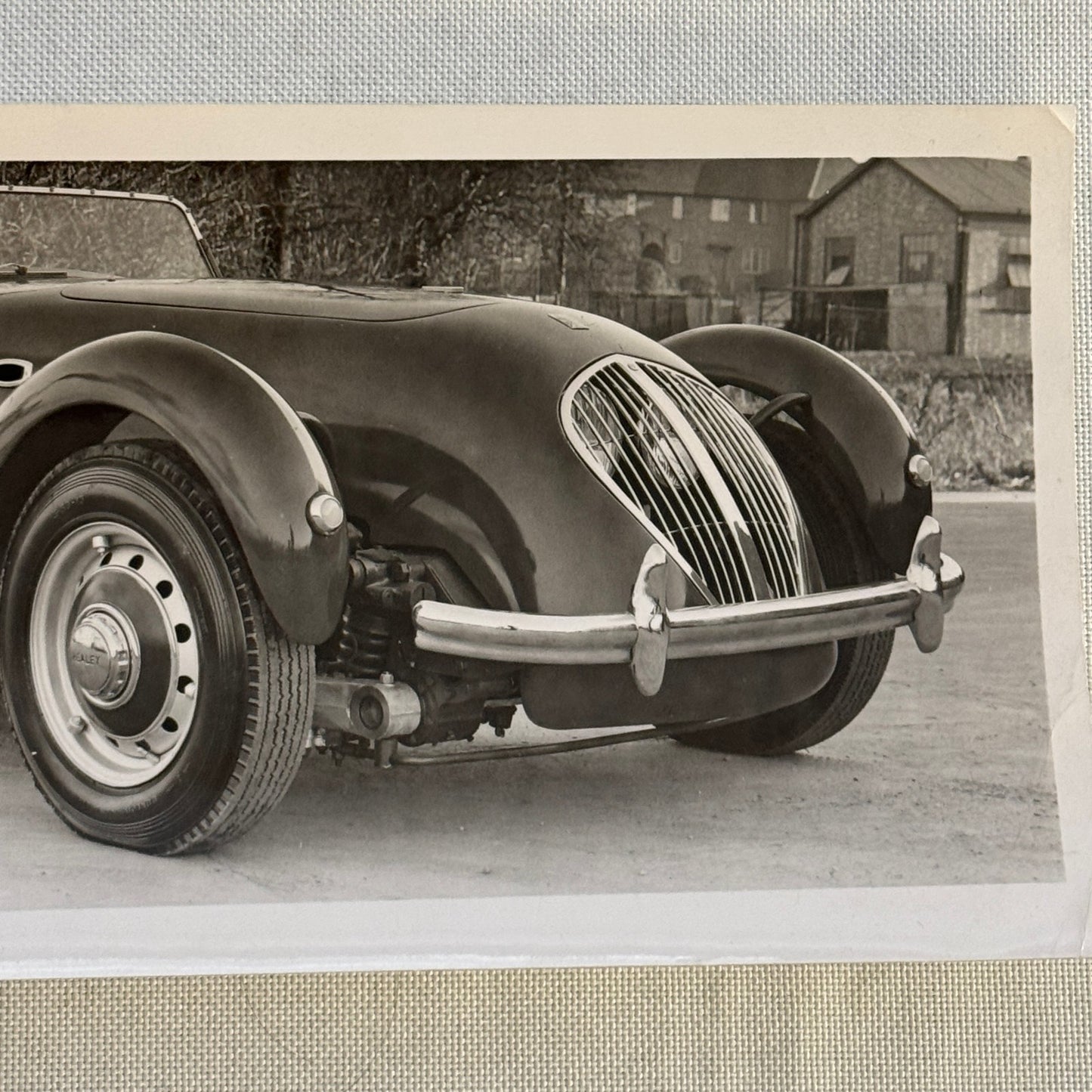 Austin-Healey 100S Silverstone Car Photo Photograph Vintage Print
