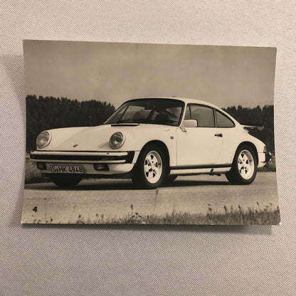 Vintage Porsche 911 Photo Photograph Print 1984 ?