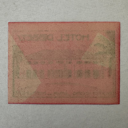 Vintage Hotel Travel Label Hotel Dibbets Buitenzorg Java Indonesia