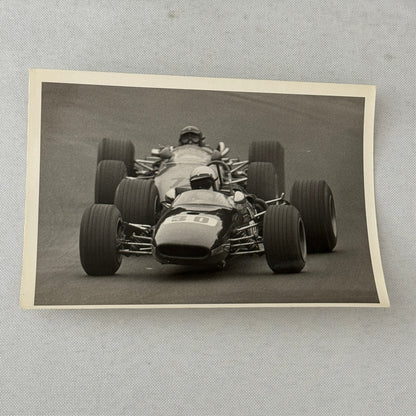 Vintage Car Racing Photo Circuit Mont Tremblant Quebec Photograph 1969