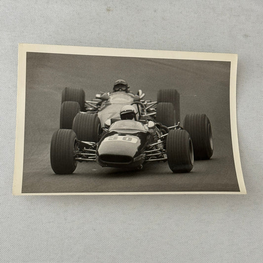 Vintage Car Racing Photo Circuit Mont Tremblant Quebec Photograph 1969