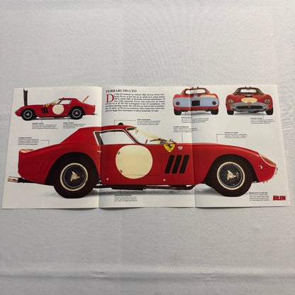 Ferrari 250 GTO Magazine Insert Poster Bilen Motor Sport