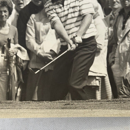Vintage Golf Photograph Professional Golfer Unidentified 1981