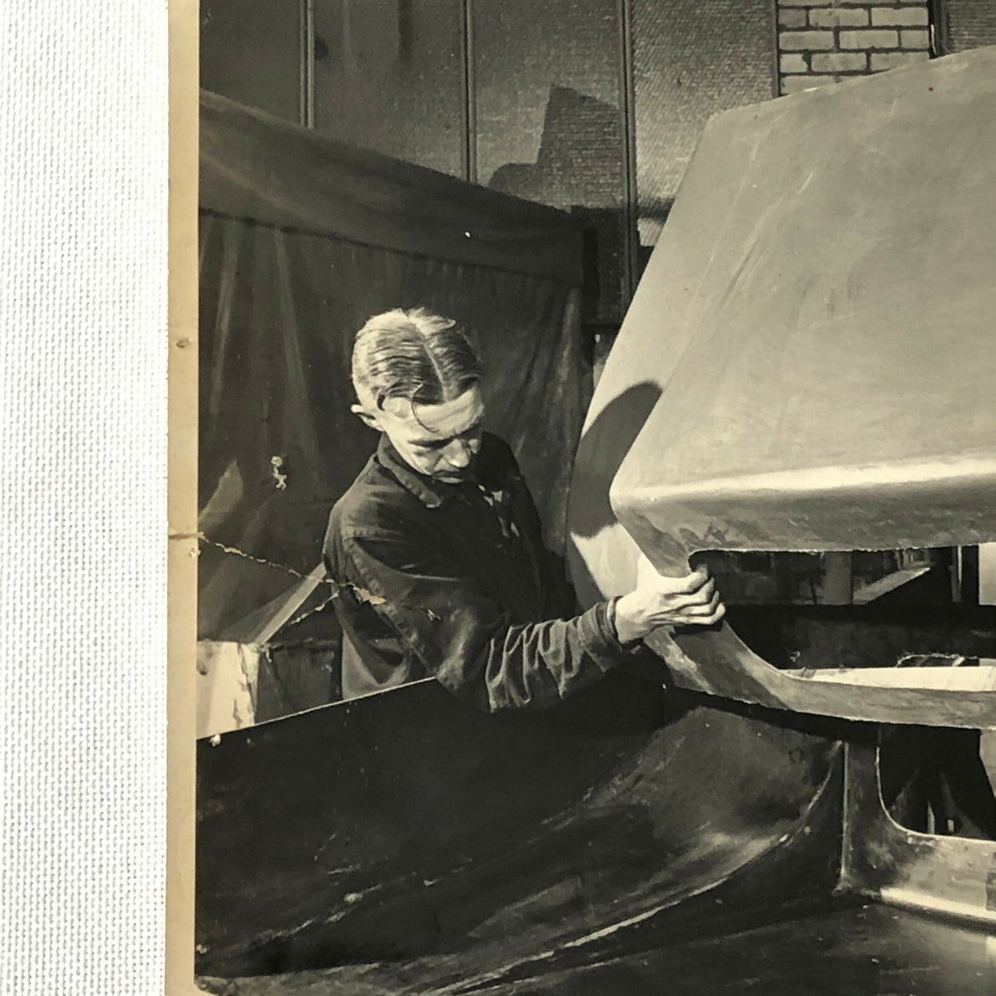 Vintage Milk Dairy Delivery Truck Factory Assembly Photo Photograph Lot of 2 
