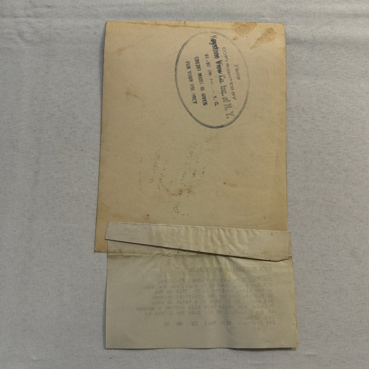 Albert Victor Baillie Chaplain to the King Clergy SS Baltic Ship Press Photo