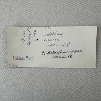 Porsche Carrera RSR 911 Martini Racing Car Photo Photograph Print Vintage 1974