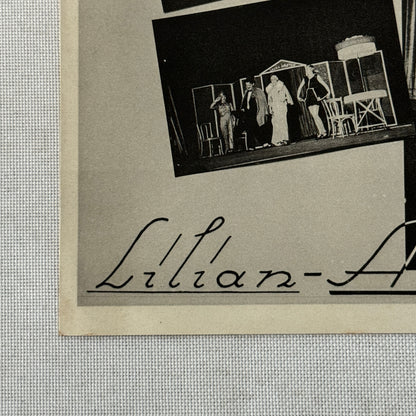 Vintage Circus Acrobat Balancing Act Postcard Post Card Lilian Ariston Company