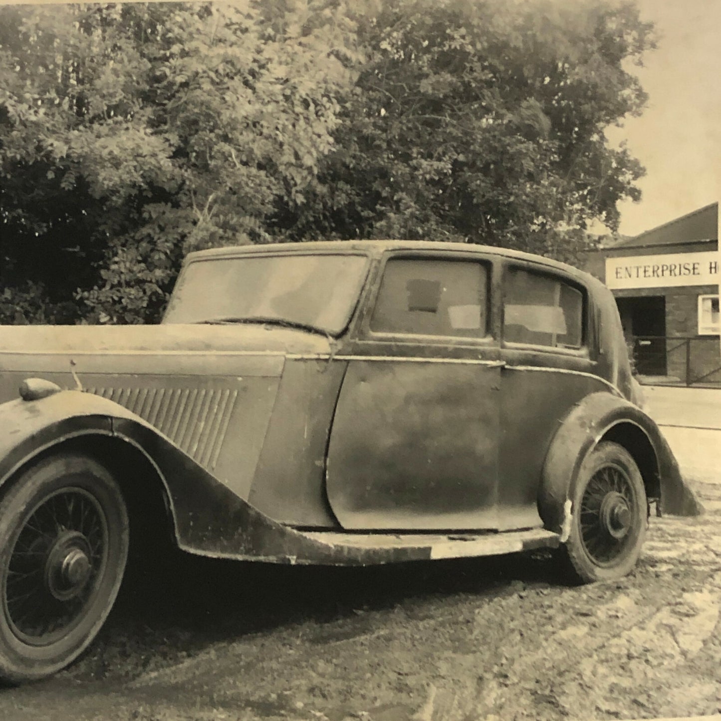 Vintage Bentley 4 1/4 Litre by Park Ward Car Photo Photograph Print 