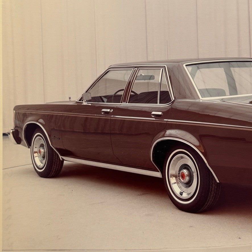 1975 Ford Granada Sedan Car Photo Photograph Print Vintage