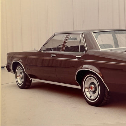 1975 Ford Granada Sedan Car Photo Photograph Print Vintage