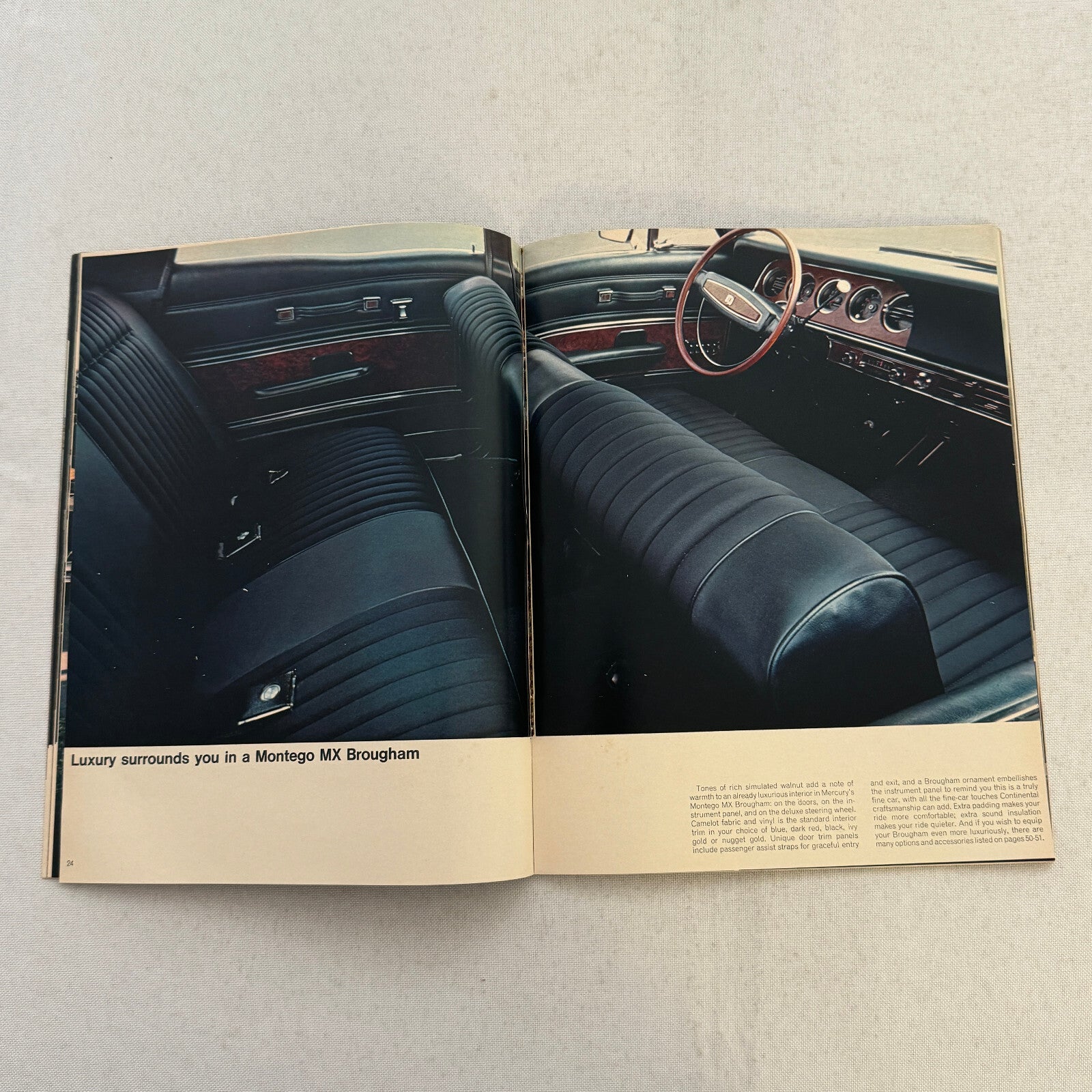 1968 Mercury Sales Brochure Catalog Montego Cyclone Cougar Marquis Montclair +