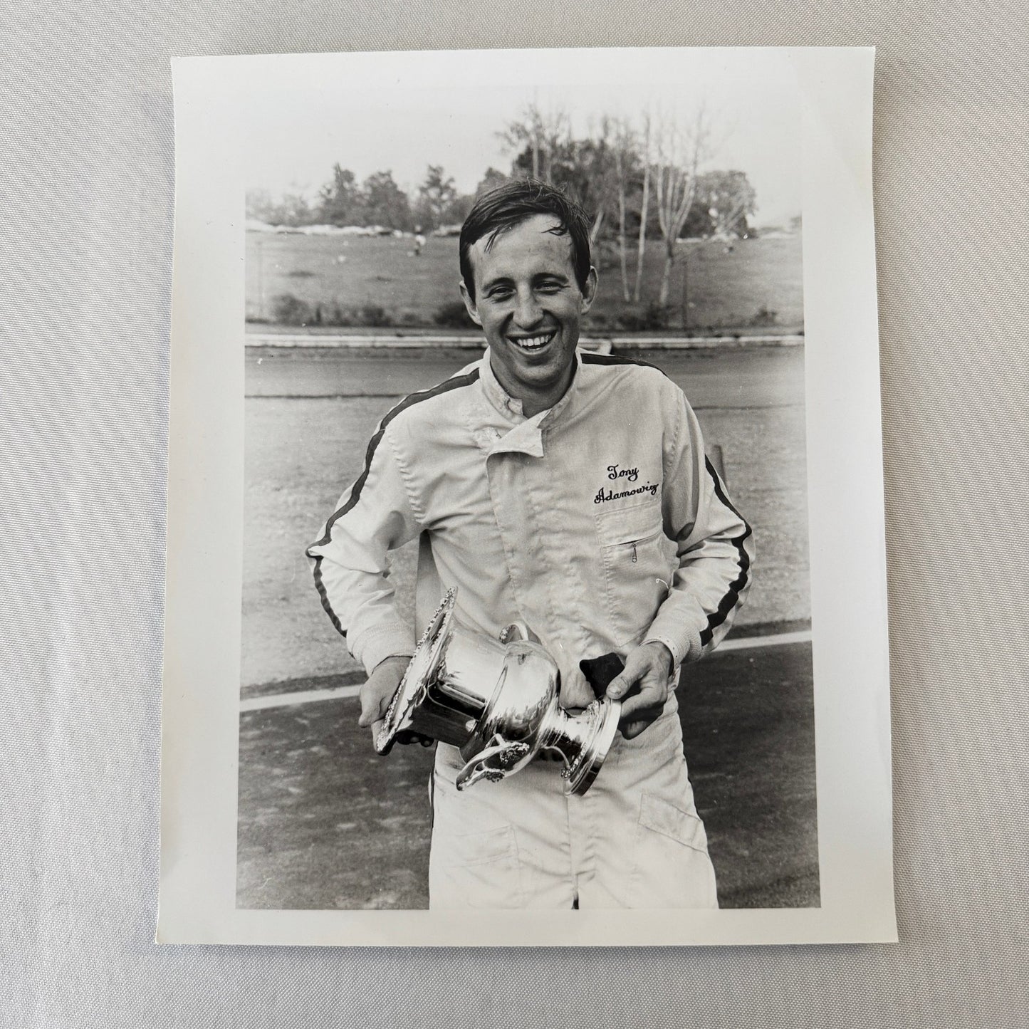 Tony Adamowicz Racing Driver Photo Photograph Vintage Image Modern Print